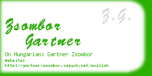 zsombor gartner business card